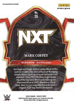 2023 Panini Select WWE - Silver Prizms #55 Mark Coffey Back
