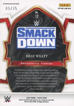 2023 Panini Select WWE - Tie-Dye Prizms #12 Bray Wyatt Back