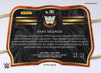 2023 Panini Select WWE - Tie-Dye Prizms #282 Papa Shango Back