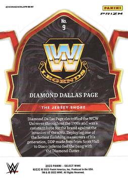 2023 Panini Select WWE - Red & Blue #9 Diamond Dallas Page Back