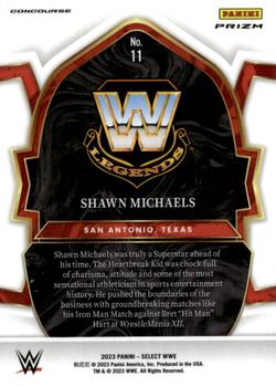 2023 Panini Select WWE - Red & Blue #11 Shawn Michaels Back