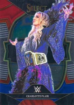 2023 Panini Select WWE - Red & Blue #22 Charlotte Flair Front