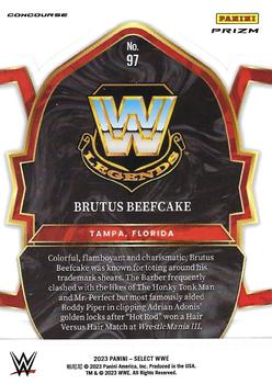 2023 Panini Select WWE - Red & Blue #97 Brutus Beefcake Back