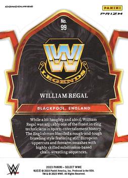 2023 Panini Select WWE - Red & Blue #99 William Regal Back