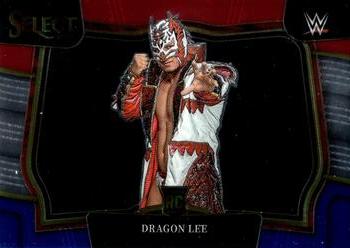2023 Panini Select WWE - Red & Blue Prizms #218 Dragon Lee Front