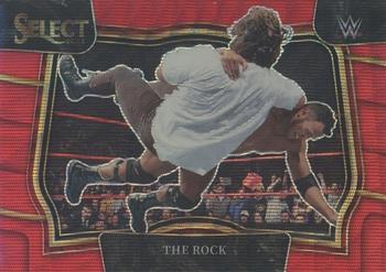 2023 Panini Select WWE - Red Wave #274 The Rock Front