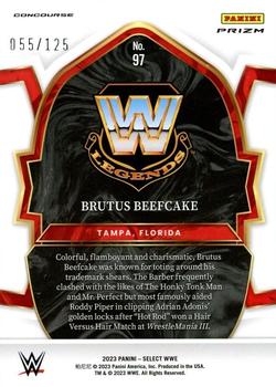 2023 Panini Select WWE - White Prizms #97 Brutus Beefcake Back