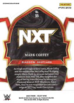 2023 Panini Select WWE - Tri-Color Prizms #55 Mark Coffey Back