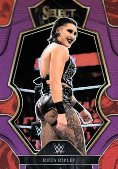 2023 Panini Select WWE - Purple Prizms #111 Rhea Ripley Front