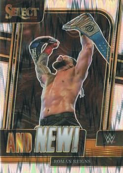 2023 Panini Select WWE - And New! Flash Prizms #6 Roman Reigns Front
