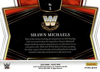 2023 Panini Select WWE - Snapshots Flash Prizms #5 Shawn Michaels Back