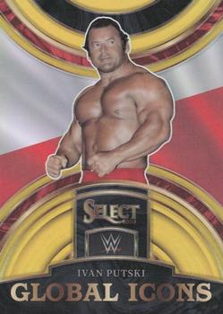 2023 Panini Select WWE - Global Icons Gold Prizms #9 Ivan Putski Front
