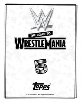 2021 Topps WWE Road to WrestleMania Stickers #5 Drew McIntyre Back