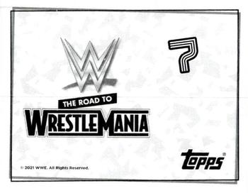2021 Topps WWE Road to WrestleMania Stickers #7 Drew McIntyre Back