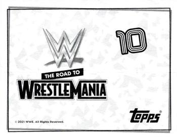 2021 Topps WWE Road to WrestleMania Stickers #10 Drew McIntyre Back
