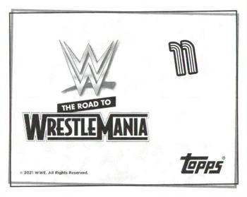 2021 Topps WWE Road to WrestleMania Stickers #11 Drew McIntyre Back