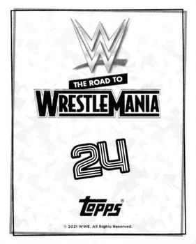 2021 Topps WWE Road to WrestleMania Stickers #24 Becky Lynch Back