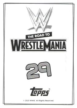 2021 Topps WWE Road to WrestleMania Stickers #29 The Fiend Bray Wyatt Back