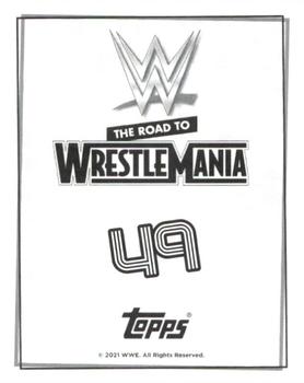 2021 Topps WWE Road to WrestleMania Stickers #49 Dana Brooke Back