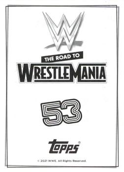 2021 Topps WWE Road to WrestleMania Stickers #53 Braun Strowman Back