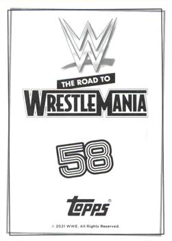 2021 Topps WWE Road to WrestleMania Stickers #58 Shelton Benjamin Back