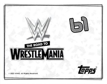 2021 Topps WWE Road to WrestleMania Stickers #61 Viking Raiders Back