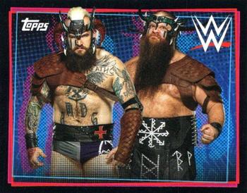 2021 Topps WWE Road to WrestleMania Stickers #61 Viking Raiders Front