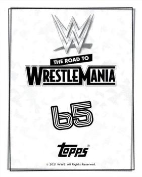 2021 Topps WWE Road to WrestleMania Stickers #65 Nikki Cross Back
