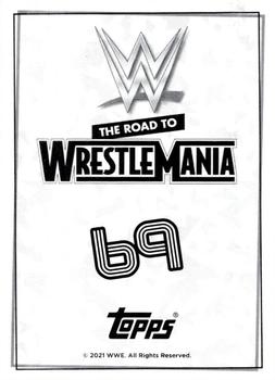 2021 Topps WWE Road to WrestleMania Stickers #69 Ricochet Back