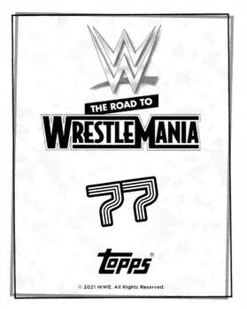 2021 Topps WWE Road to WrestleMania Stickers #77 Lana Back