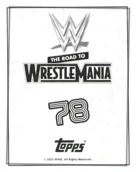 2021 Topps WWE Road to WrestleMania Stickers #78 Sheamus Back