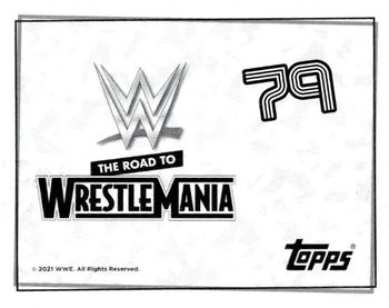 2021 Topps WWE Road to WrestleMania Stickers #79 Alexa Bliss Back