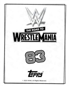 2021 Topps WWE Road to WrestleMania Stickers #83 John Morrison Back