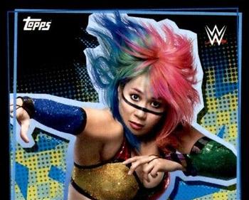2021 Topps WWE Road to WrestleMania Stickers #89 Asuka Front