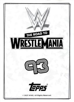 2021 Topps WWE Road to WrestleMania Stickers #93 Edge Back