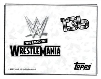 2021 Topps WWE Road to WrestleMania Stickers #136 Kushida Back