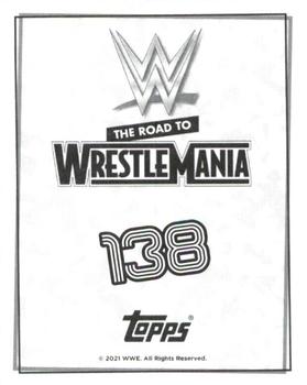 2021 Topps WWE Road to WrestleMania Stickers #138 Ember Moon Back