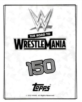 2021 Topps WWE Road to WrestleMania Stickers #150 Andre The Giant Back