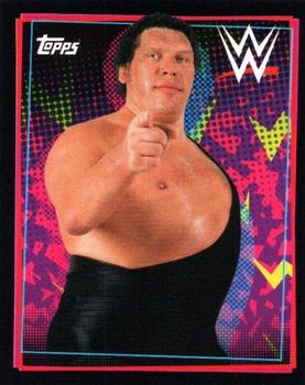 2021 Topps WWE Road to WrestleMania Stickers #150 Andre The Giant Front