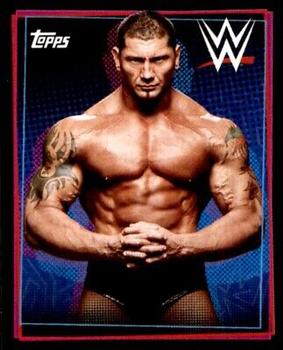 2021 Topps WWE Road to WrestleMania Stickers #165 Batista Front
