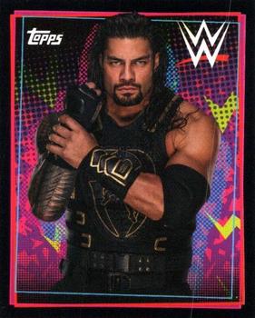 2021 Topps WWE Road to WrestleMania Stickers #168 Roman Reigns Front