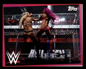 2021 Topps WWE Road to WrestleMania Stickers #187 Sasha Banks Front