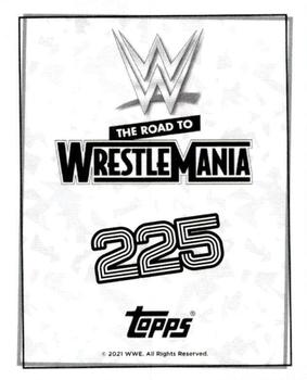 2021 Topps WWE Road to WrestleMania Stickers #225 Street Profits Back