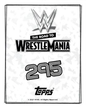 2021 Topps WWE Road to WrestleMania Stickers #295 Sami Zayn Back
