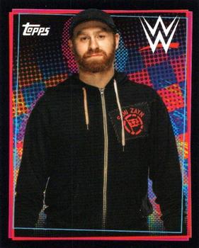 2021 Topps WWE Road to WrestleMania Stickers #295 Sami Zayn Front
