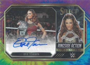 2023 Panini Select WWE - Ringside Action Signatures Tie-Dye Prizms #RA-ETS Eve Torres Front