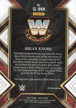 2023 Panini Select WWE - Signature Selections #SL-BKN Brian Knobs Back