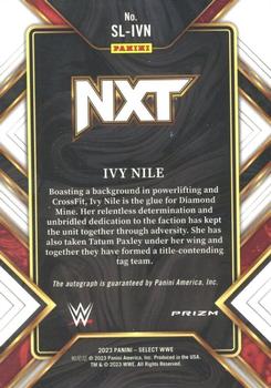 2023 Panini Select WWE - Signature Selections #SL-IVN Ivy Nile Back