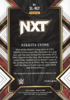 2023 Panini Select WWE - Signature Selections #SL-NLY Nikkita Lyons Back