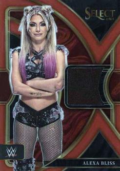 2023 Panini Select WWE - Selective Swatches Red Prizms #SW-ABS Alexa Bliss Front